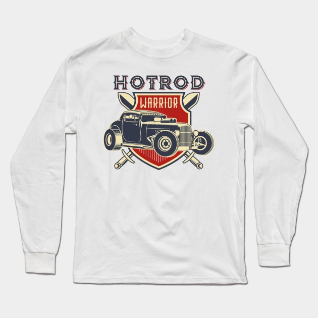 HOTROD WARRIOR FULLCOLOR Long Sleeve T-Shirt by DirtyWolf